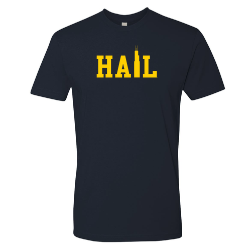 Next Level Soft Short Sleeve Tee -- Midnight Navy, Tower Logo