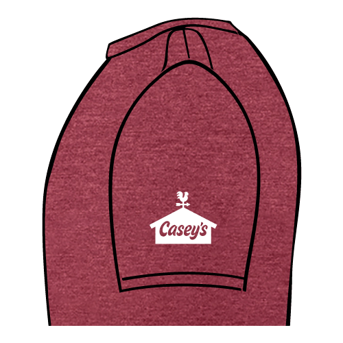 District Threads Very Important Tee -- Heathered Red