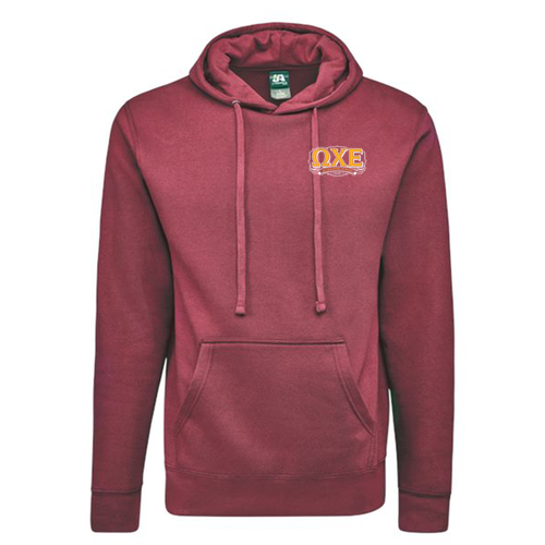 J America Unisex BTB Fleece Hooded Sweatshirt -- Maroon