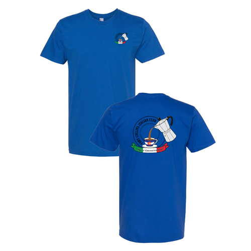 60/40 Cotton/Poly CVC T-shirts -- Women’s styling -- Royal