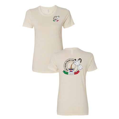 100% Cotton T-shirts -- Women’s styling -- Natural