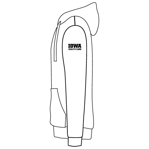 J America Sport Lace Hooded Sweatshirt -- White