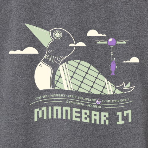 District Re-Fleece Crew -- Charcoal Heather