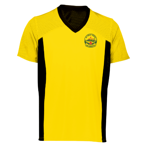 Augusta Reversible Flag Football Jersey -- Black / Gold