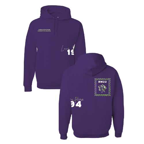 Jerzees 8 oz 50/50 Nublend Adult Hooded Sweatshirt -- Deep Purple