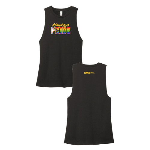 District Women's Perfect Tri Muscle Tank -- Black