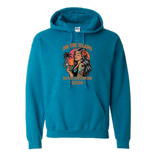 Sunset Adult Hooded Sweatshirt -- Sapphire