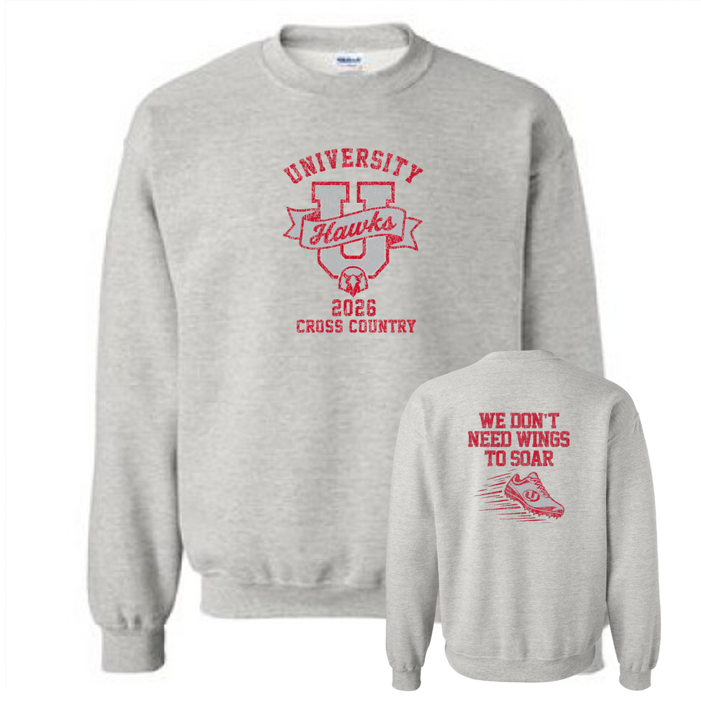 Gildan Heavy Blend Crew Neck Sweatshirt -- Ash