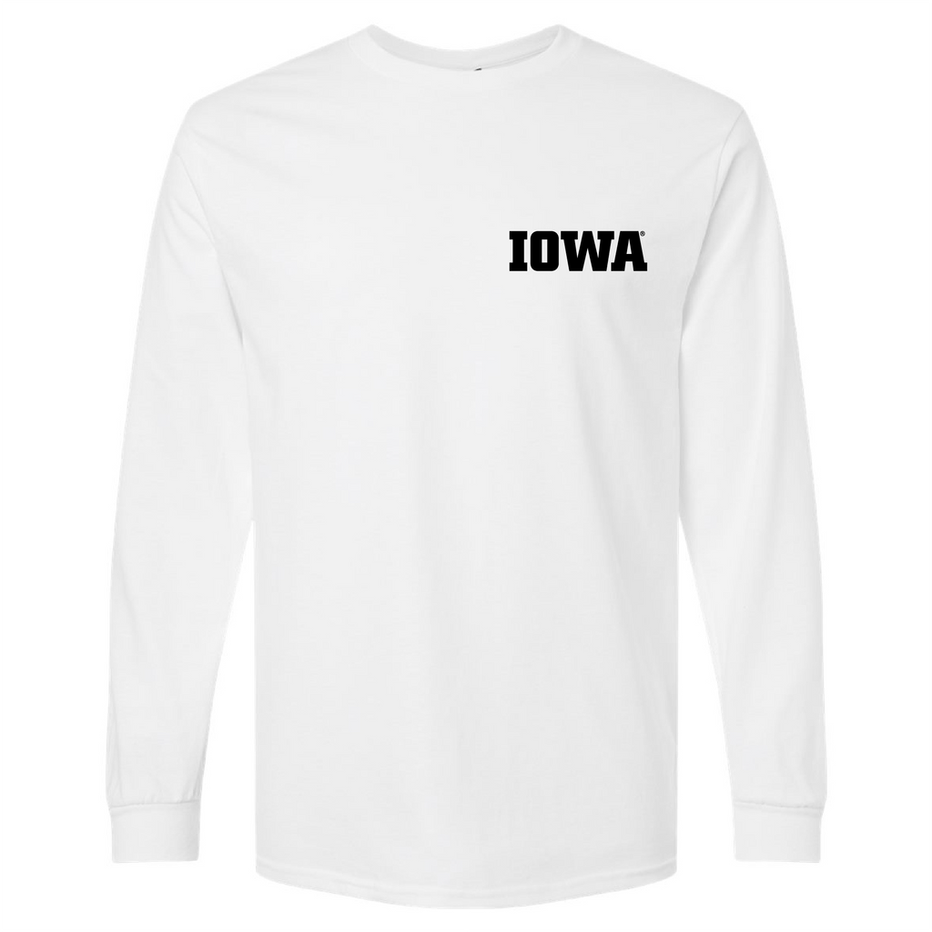 Gildan Ultra Cotton Longsleeve Basic T-Shirt -- White