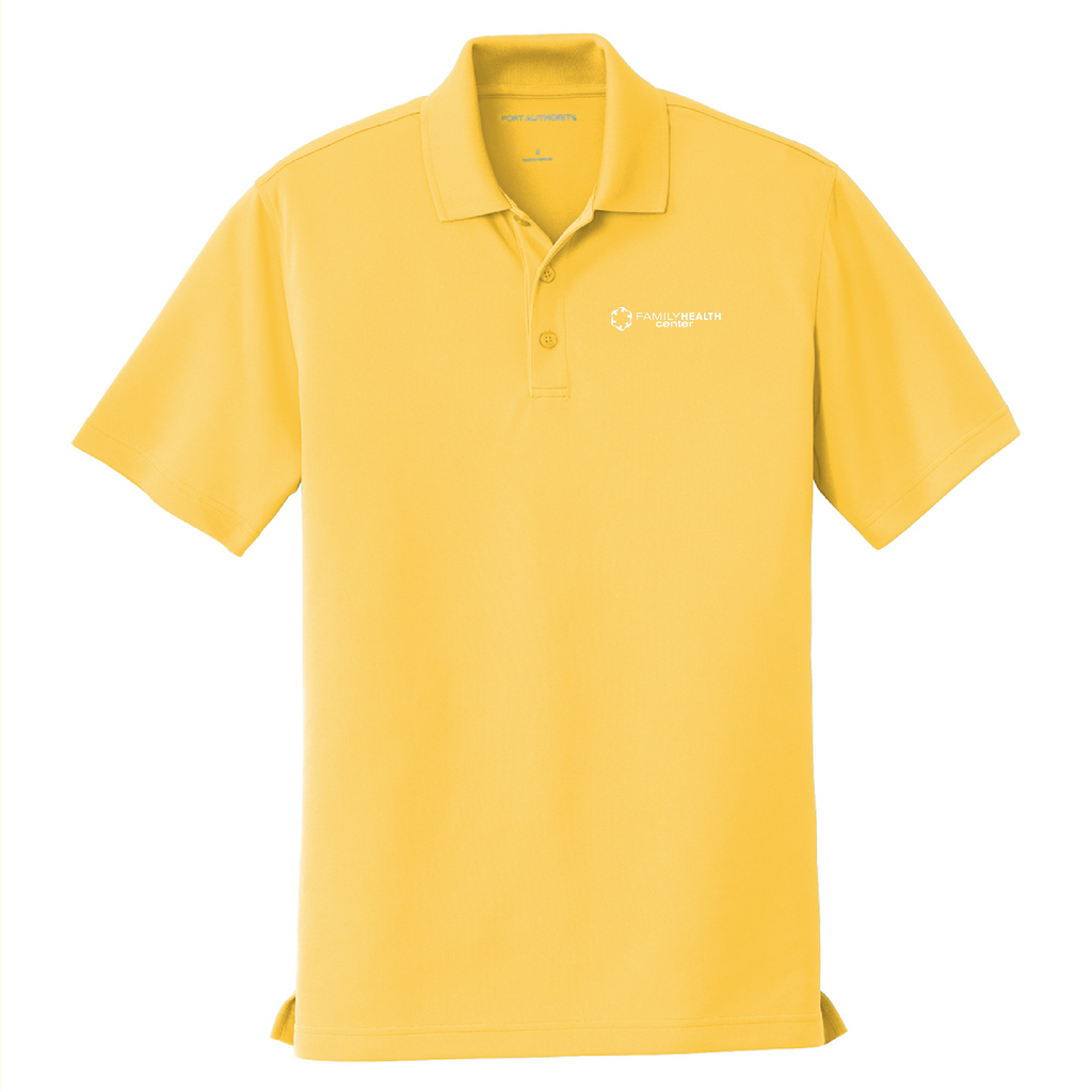 Embroidered Port Authority Dry Zone UV Micro Mesh Polo -- Sunburst Yellow