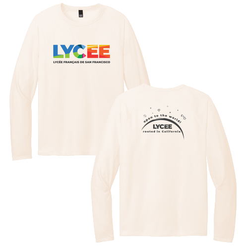 District Featherweight French Terry Long Sleeve Crewneck -- Gardenia