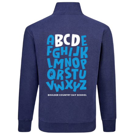 J America BTB Fleece 1/4 zip -- True Navy