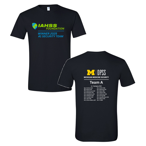 Gildan SoftStyle T-Shirt -- Black, MMS Team A