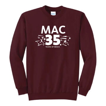 Port and Company Classic Crewneck Sweatshirt -- Maroon