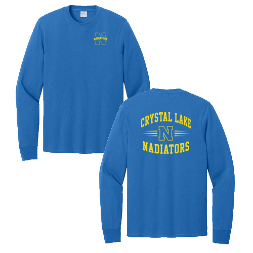Port and Company Long Sleeve T Shirt -- Royal