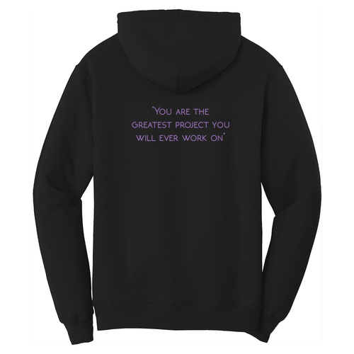 Port and Company Core Fleece Pullover Hooded Sweatshirt Jet Black