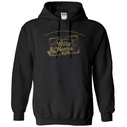 Gildan Heavy Blend Hooded Sweatshirt -- Black