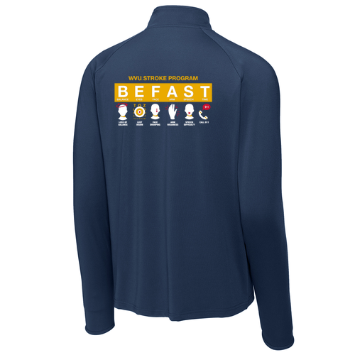 Sport Tek Sport Wick Stretch Half Zip Pullover -- True Navy