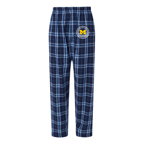 Boxercraft Men's Harley Flannel Pant With Pockets -- Navy / Columbia