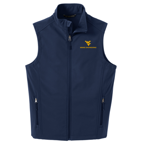 Embroidered Port Authority Core Soft Shell Vest -- Dress Blue Navy