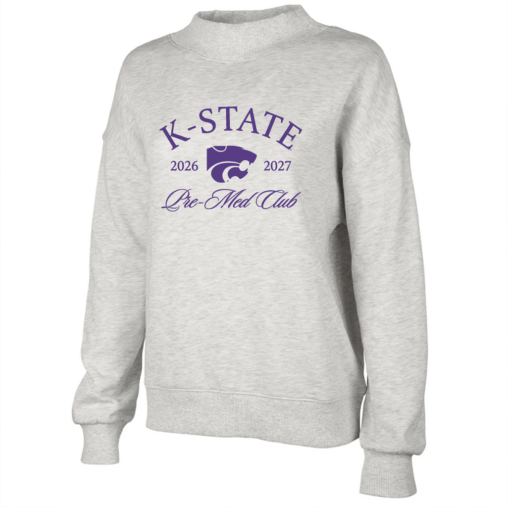 Script Pre-Med Women's Mock Neck Sweatshirt