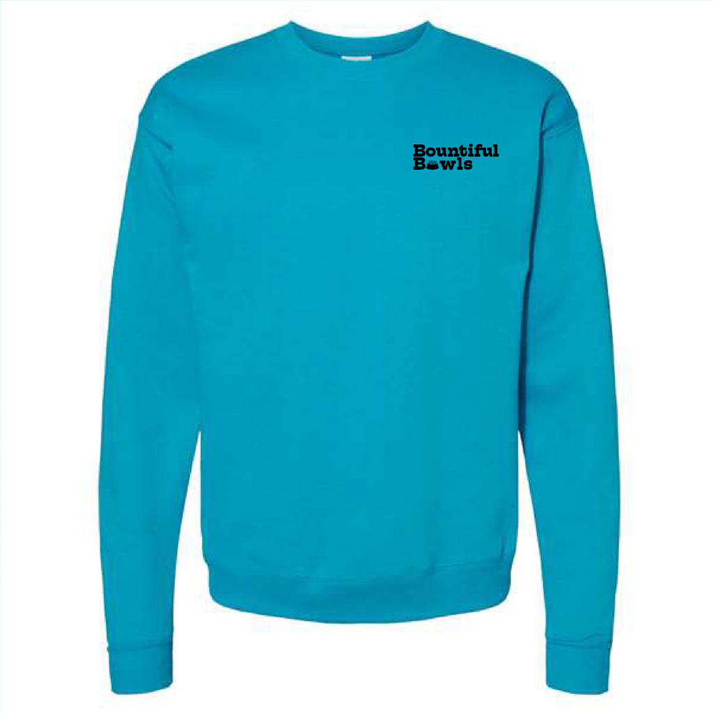 Hanes EcoSmart Crewneck Sweatshirt -- Teal