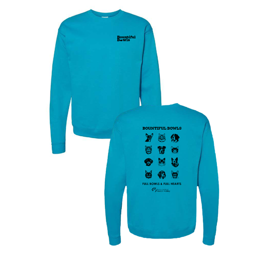 Hanes EcoSmart Crewneck Sweatshirt -- Teal
