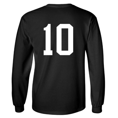 Gildan Ultra Cotton Longsleeve Basic T-Shirt -- Black