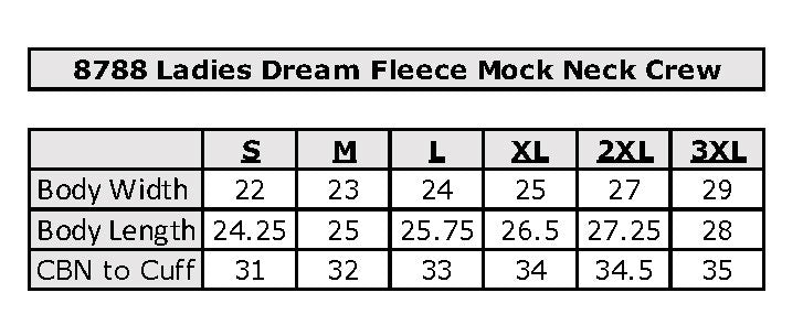 Script Pre Med Women's Mock Neck Sweatshirt