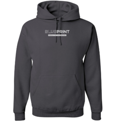 Jerzees 8 oz 50/50 Nublend Adult Hooded Sweatshirt -- Charcoal Grey
