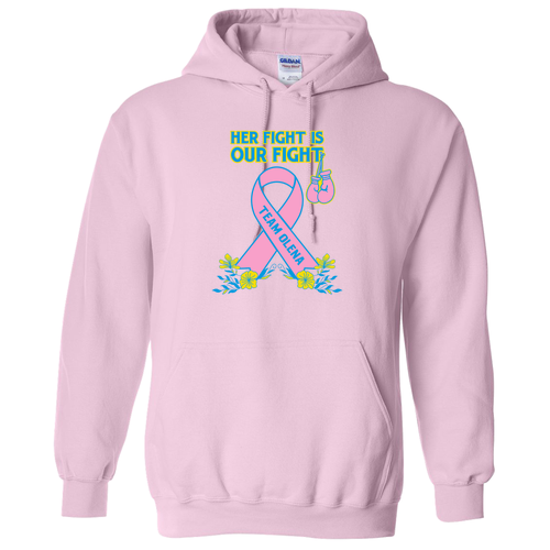 Gildan Heavy Blend Hooded Sweatshirt -- Light Pink