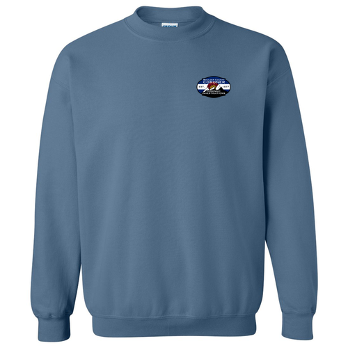 Gildan Heavy Blend Crew Neck Sweatshirt -- Indigo Blue