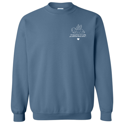 Gildan Heavy Blend Crew Neck Sweatshirt -- Indigo Blue