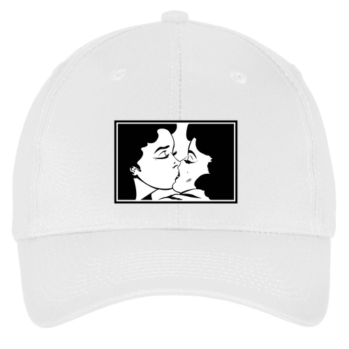 Port and Company 6-panel Twill Hat -- White