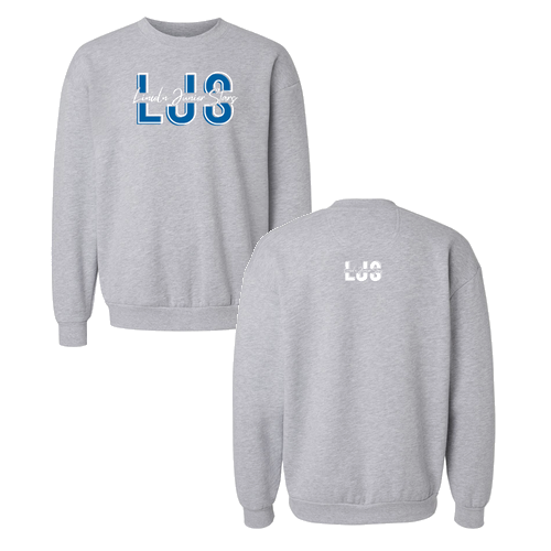 Unisex LJS Crewneck Sweatshirt -- Heather Grey