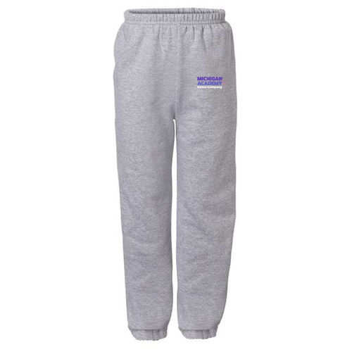 Youth Gildan Elastic Bottom Sweatpants -- Sport Grey