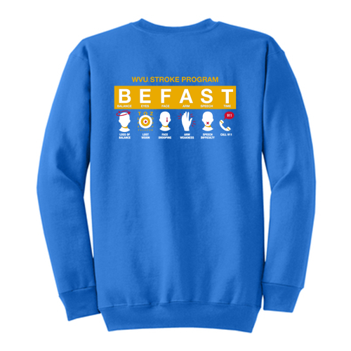 Port and Company Classic Crewneck Sweatshirt -- Royal