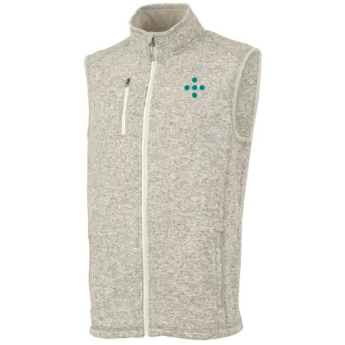 Charles River Unisex Pacific Heathered Vest -- Oatmeal Heather