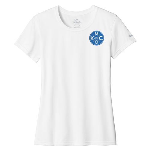 KCMO Nike Women's Swoosh Sleeve rLegend Tee -- White