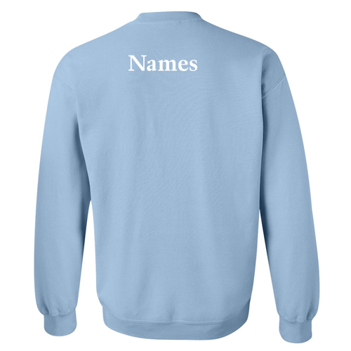 Gildan Heavy Blend Crew Neck Sweatshirt -- Light Blue