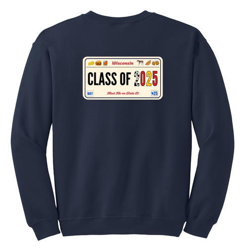 Gildan Heavy Blend Crew Neck Sweatshirt -- Navy