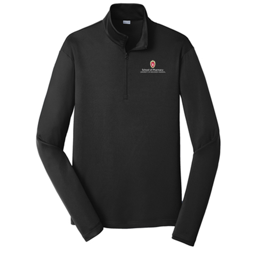 Sport-Tek PosiCharge Competitor Quarter Zip Pullover -- Black