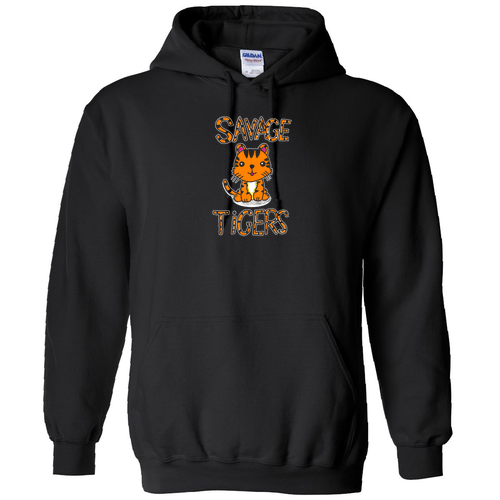 Gildan Heavy Blend Hooded Sweatshirt -- Black