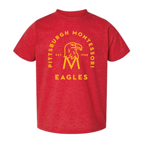 Rabbit Skins Toddler Fine Jersey Tee -- Vintage Red