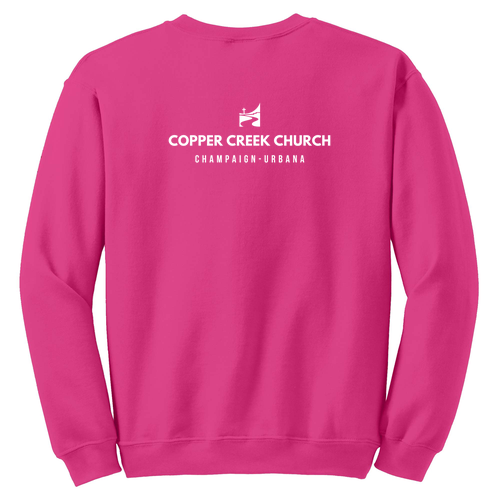 Gildan Heavy Blend Crew Neck Sweatshirt -- Heliconia