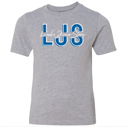 Youth LJS Short Sleeve Tee -- Heather Grey