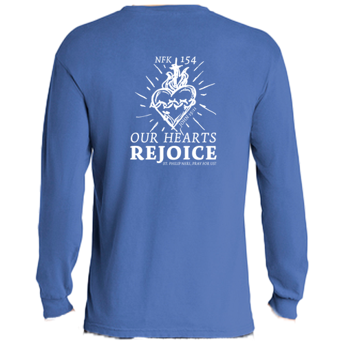 Comfort Colors Ringspun Long Sleeve Tee -- Flo Blue