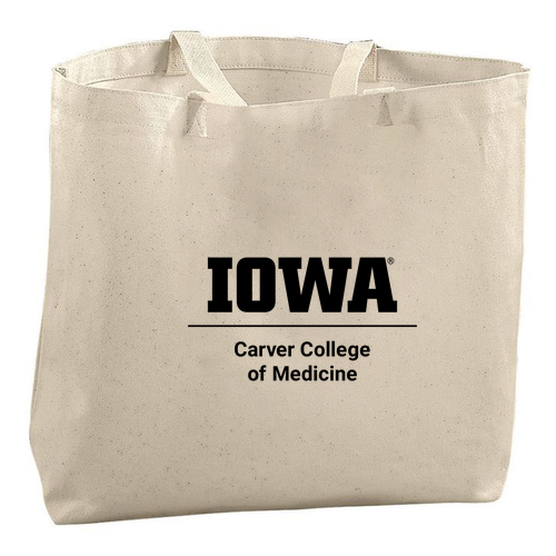 Printed Augusta Large Tote Bag -- Natural