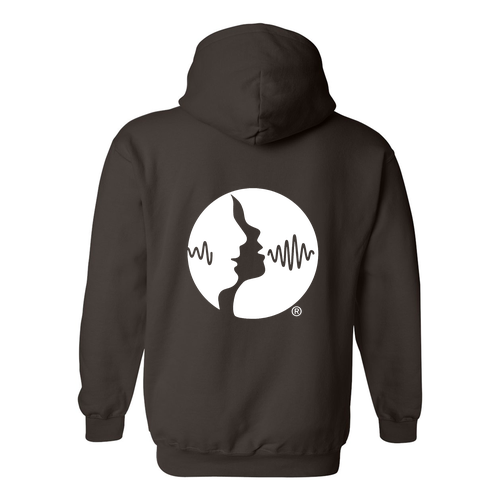 WMU SLHA Gildan Heavy Blend Hooded Sweatshirt -- Dark Chocolate