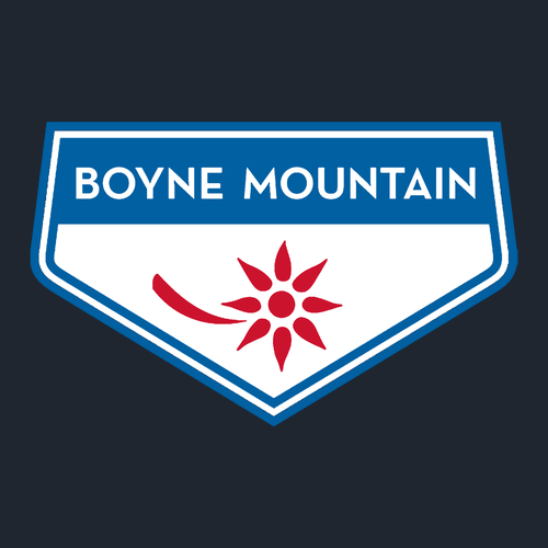 Boyne Mountain Logo 2 Full Color -- Long Sleeve Midnight Navy
